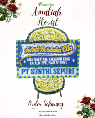 Papan Bunga Duka di Gumuruh